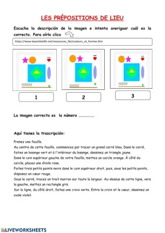 Preposiciones de lugar