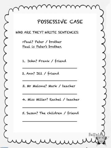 Possessive case