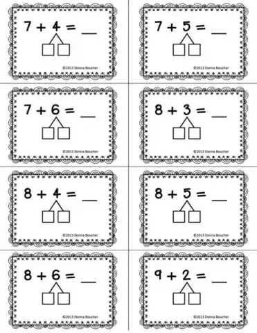 Събиране и изваждане до 20 с преминаване