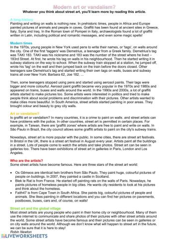 Modern art or vandalism