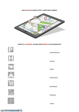 La mappa e la legenda