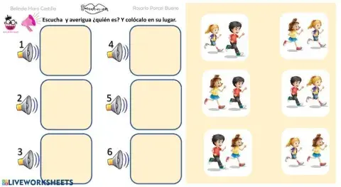 Comprensión de frases: perseguir