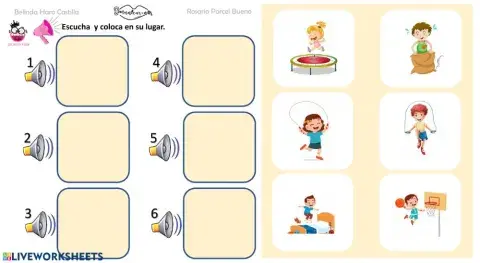 Comprensión de frases: saltar