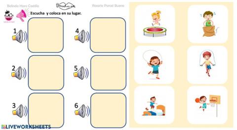 Comprensión de frases: saltar