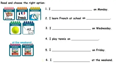 Read and select the right option