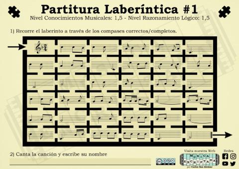 Partitura Laberíntica 1