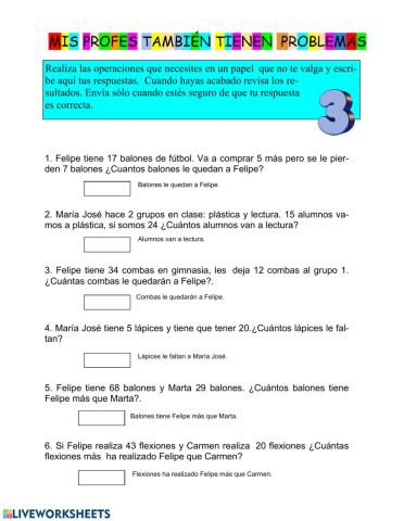 Problemas de mis profes 3