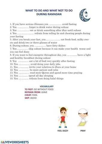 What to do during ramadan