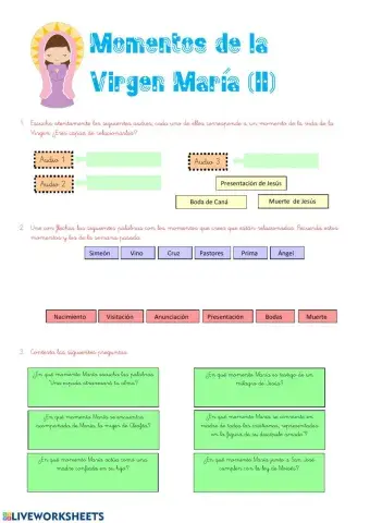 Momentos de la Virgen