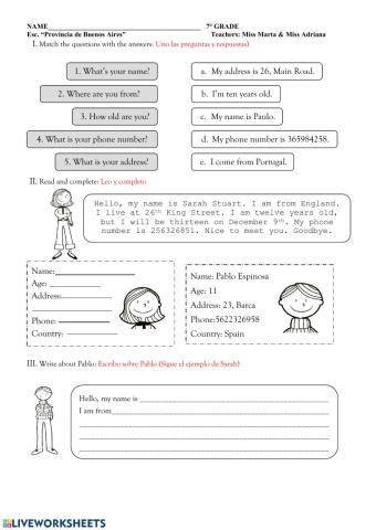 Personal Information