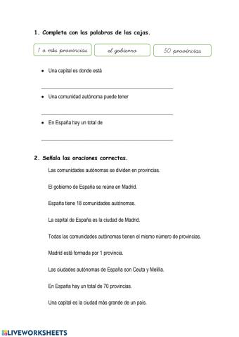 Comunidades Autónomas