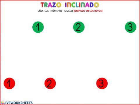 Trazo inclinado 1
