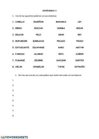 Sinónimos 3