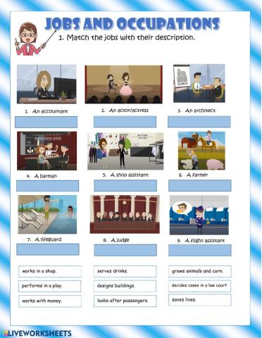 Jobs and occupations