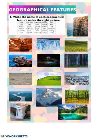 Geographical features