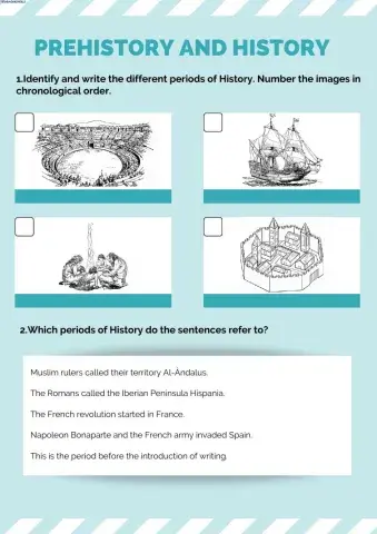 History and prehistory