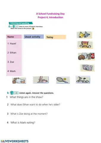 School Fundraising Day