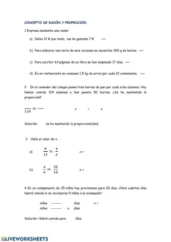 Razón y proporción