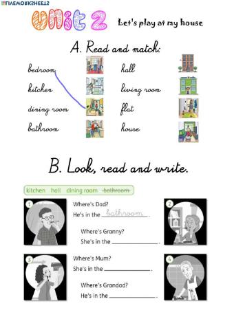 Let's play at my house! Exercises