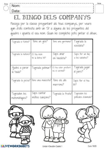 El bingo dels amics