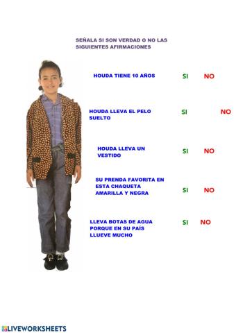 Houda características físicas