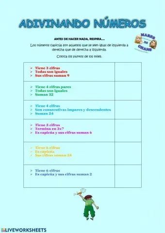Adivinando números