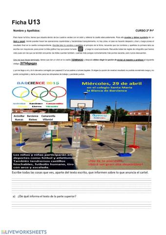 El verbo y la coma F