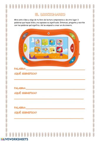 Fichero o diccionario