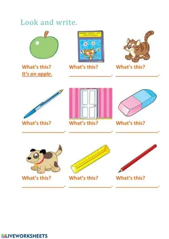 What's this? (Family and Friends - Unit 1)