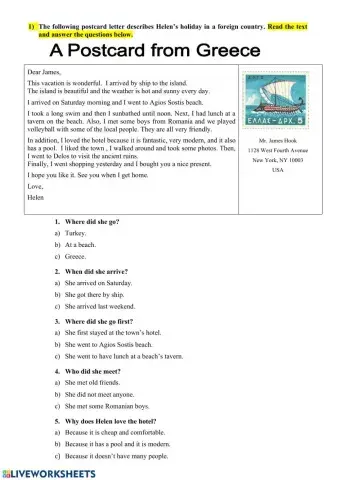 Reading comprehension