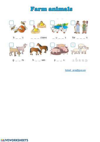 Farm animals