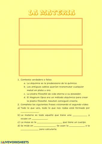 Introducción a la Materia