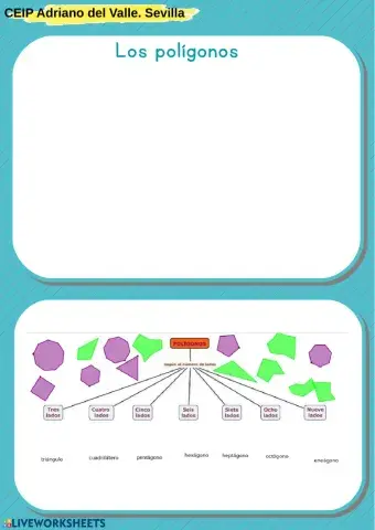 Clasifica polígonos según su número de lados