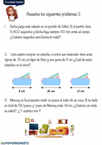 Problemas Unidades de Medida