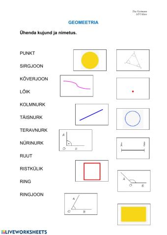 Geomeetria (mõisted)