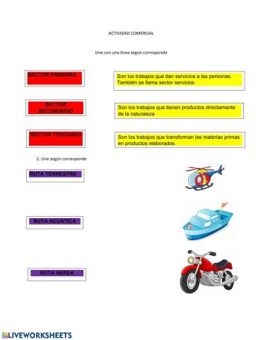 ACTIVIDADES COMERCIALES 