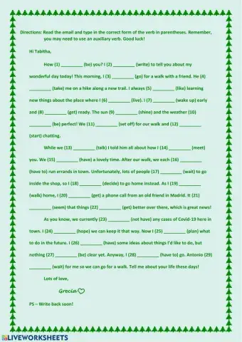 Present simple and continuous & Past simple and continuous