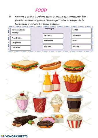 Food vocabulary