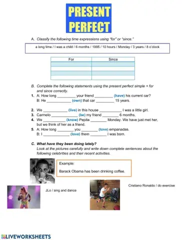 Present Perfect Simple vs Present Perfect Continuous
