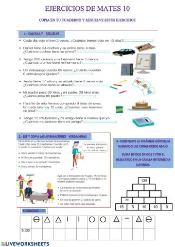 Problemas y cálculo