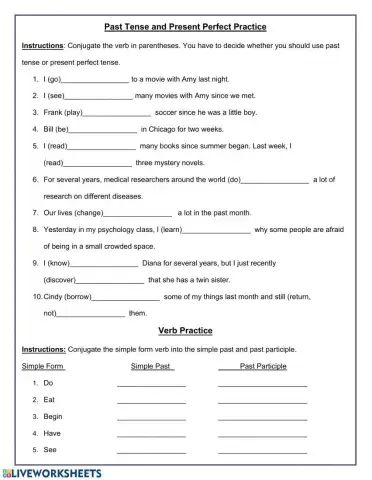 Present Perfect vs Past Simple