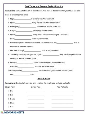 Present Perfect vs Past Simple