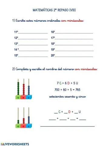 MATEMÁTICAS.REPASO 8
