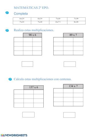 Multiplico y Problemas