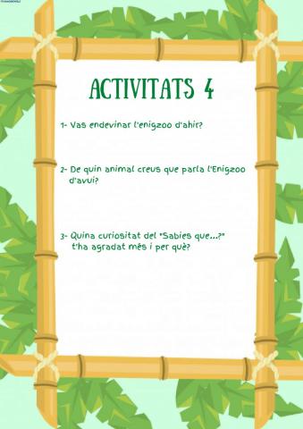 Activitats 4