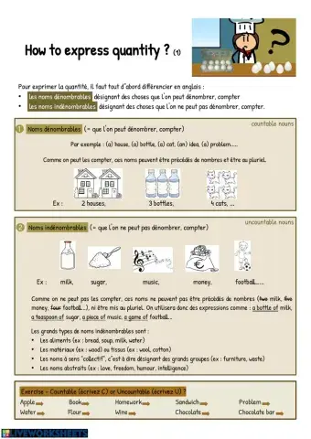 How to express quantity (1)