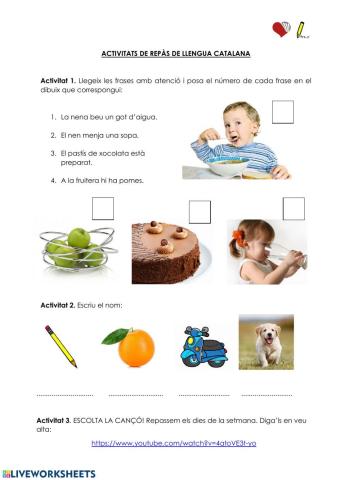 Fitxa repàs llengua i matemàtiques