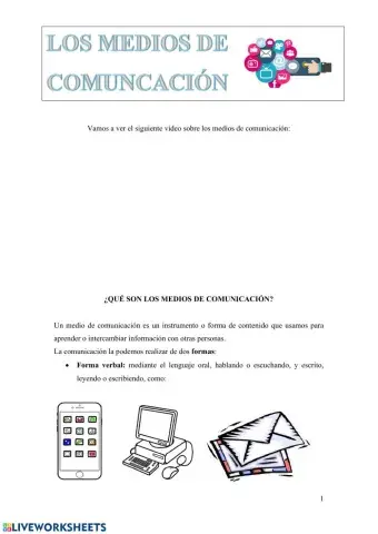Los medios de comunicación