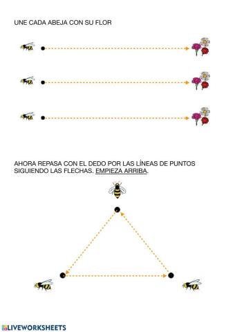 Grafomotricidad abejas