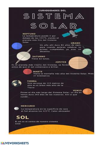 Números en el sistema solar
